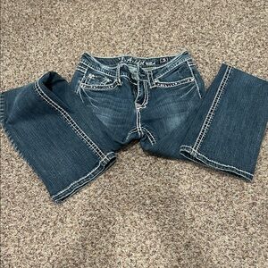 L.A. Idol Dark Blue Flare Jeans